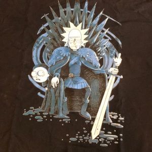NWOT Rick &Morty Game of Thrones Tee